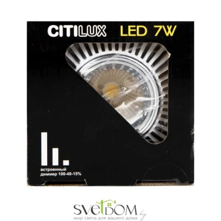 Citilux Дзета CLD042NW1 LED Встраиваемый светильник с диммером CITILUX