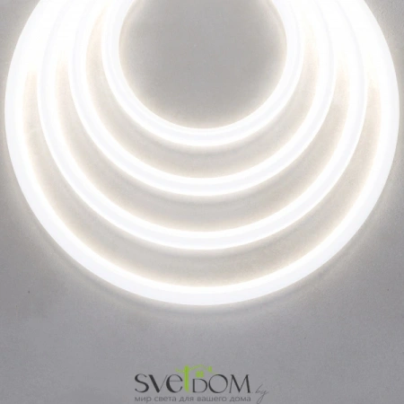 Гибкий неон D22 24В 16Вт/м 4000K IP67 5м 200891 | Svetdom.by