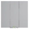 Клавиша для выключателя трехклавишного Voltum S70 Серый VLS000516 Voltum VLS000516