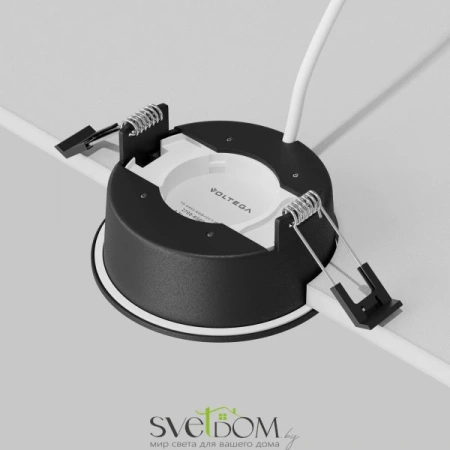 Встраиваемый светильник (Набор) Maytoni DL130-GX53-B Orb, 12Вт, 1xGX53, Черный, IP 44 Maytoni