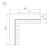 Угол SL-LINIA32-FANTOM-EDGE внутренний Arlight 030100 Arlight