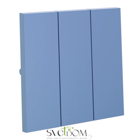 Клавиша для выключателя трехклавишного Voltum S70 Деним VLS000515 Voltum VLS000515