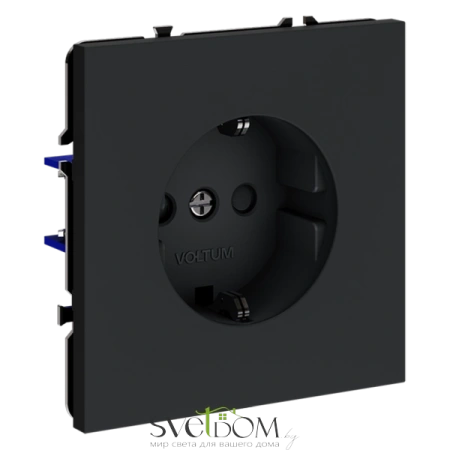 Розетки электрические с заземлением и шторками  Voltum S70 VLS040207  Voltum VLS040207