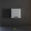 Накладка для розетки с заземлением, защитными шторками и крышкой Voltum S70 Серый VLS000816 Voltum VLS000816