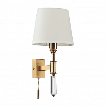 4894/1W MODERN ODL_EX22 117 бронзовый/белый/ткань Бра с выкл. E14 1*40W LONDON