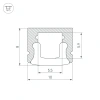 Профиль ARH-MINI5-2000 ANOD Arlight 018827 Arlight