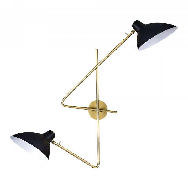 SL1803.201.02 Бра ST-Luce Золотистый, Черный/Черный E27 2*60W JARRO