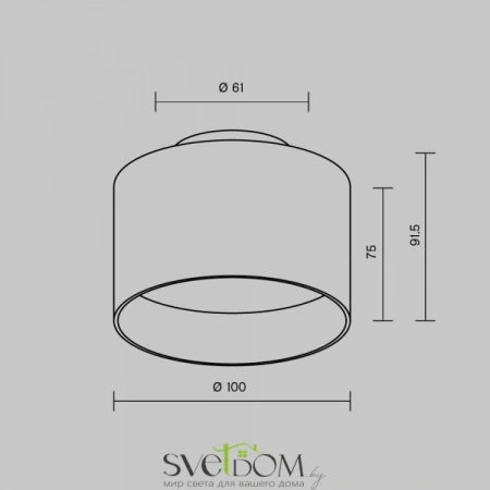 Потолочные светильники Maytoni C009CW-L12W от Магазина Svetdom.by