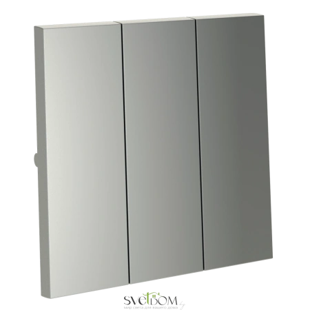 Клавиша для выключателя трехклавишного Voltum S70 Сталь VLS000505 Voltum VLS000505
