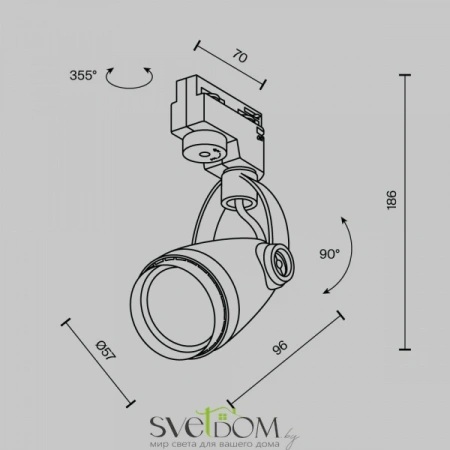 TR001-1-GU10-B Maytoni
