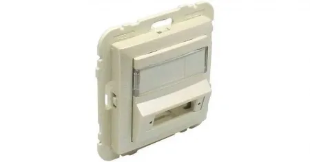 Лицевая панель для оптоволоконного коннектора типа 2xSC Logus90 Efapel 90448 SPE