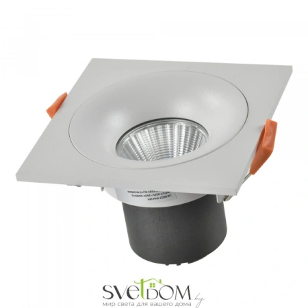 ST259.548.10 Св-к встр. Белый LED 1*10W 4000K 700Lm Ra>90 60° IP44 L100xW100xH40 85-265V Встраиваемые светильники ST LUCE