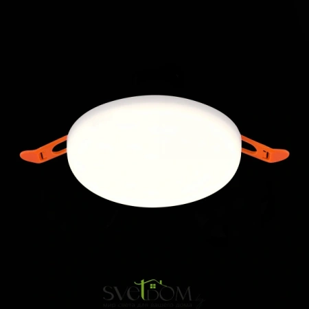 ST700.538.16 Св-к встр. Белый LED 1*16W 3000K 1 380Lm Ra80 180° IP44 D120xH20 85-265V Встраиваемые светильники ST LUCE