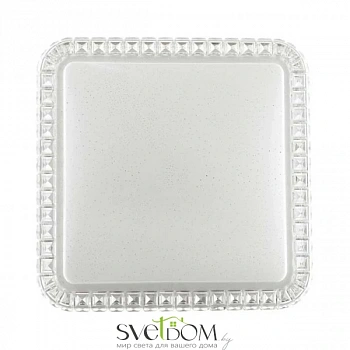 2035/CL PALE SN 080 Светильник пластик/белый/прозрачный LED 30Вт 4000K 280х280 IP43 KAROLA