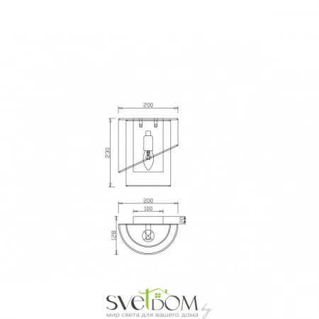 Бра и настенные светильники FR5171WL-01BS Freya | Svetdom.by