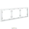 Рамки пластиковые Voltum S70 Белый VLS100302 Voltum VLS100302