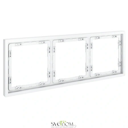 Рамки пластиковые Voltum S70 Белый VLS100302 Voltum VLS100302
