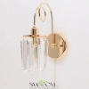 Citilux Синди CL330312 Бра хрустальное с выключателем Золото CITILUX