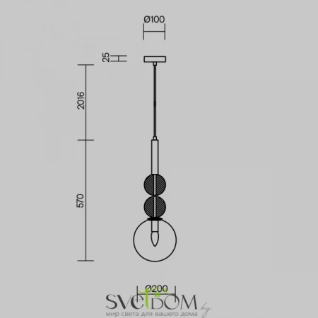 Подвесные светильники Freya FR5482PL-01BS2 от Магазина Svetdom.by