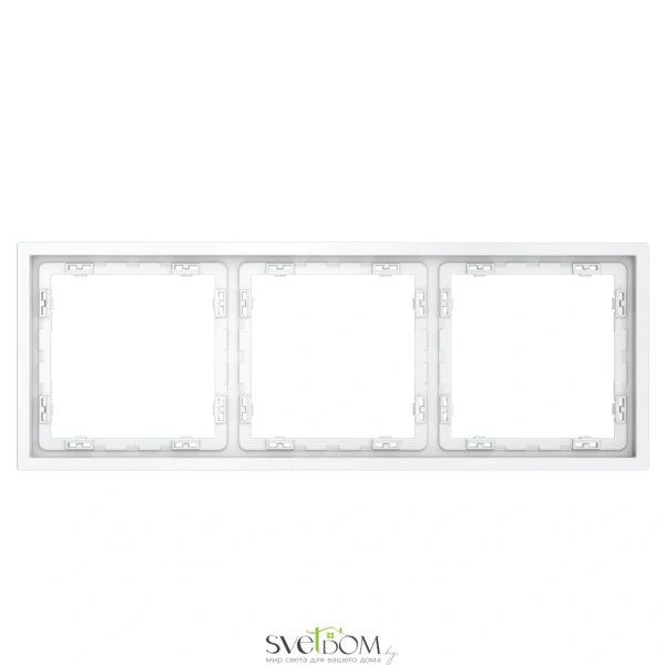 Рамки пластиковые Voltum S70 Белый VLS100302 Voltum VLS100302