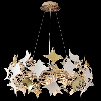 Crystal Lux Люстра Crystal Lux LETISIA SP8 GOLD