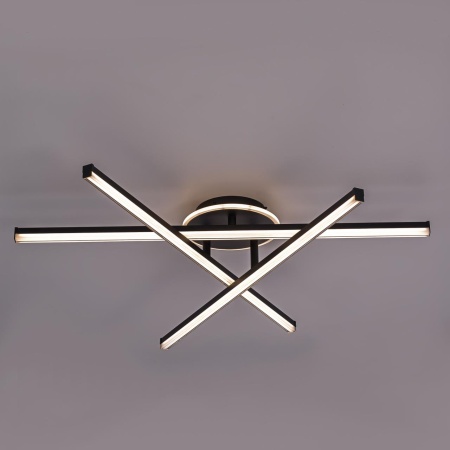 Citilux Trent CL203631 LED Люстра потолочная с пультом Чёрная CITILUX