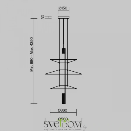 Подвесные светильники Freya FR6190PL-L7WB от Магазина Svetdom.by