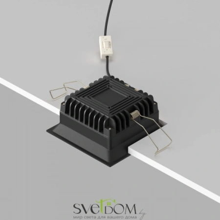 Встраиваемые светильники Maytoni DL056-12W3-4-6K-B от Магазина Svetdom.by