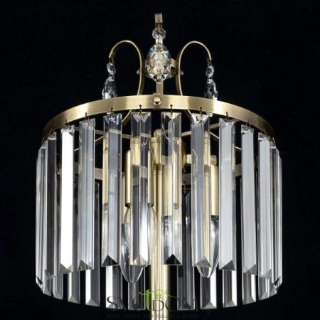 Citilux Инга CL335833 Настольная лампа хрустальная Бронза CITILUX