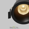 Встраиваемый светильник (Набор) Maytoni DL123-10W-3K-B Dip, 9Вт, LED, 3000K, Черный Maytoni