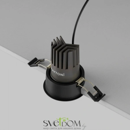 Встраиваемые светильники Maytoni DL123-10W-4K-B от Магазина Svetdom.by