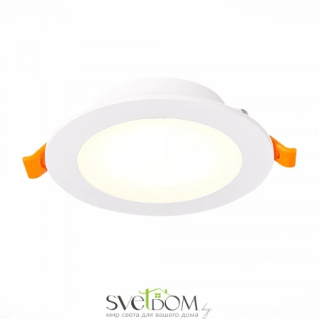 ST212.508.10 Св-к встр. Белый LED 1*10W 3000K/4000K/6000K 850Lm Ra80 110° IP20 D120xH30 220-240V Встраиваемые светильники ST LUCE