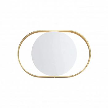 4246/7WW HIGHTECH ODL21 187 бел/золотист/металл Настенный светильник IP20 LED 7W 560Лм 3000K MONDY