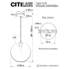 Подвесной светильник Citilux Томми CL102633 CITILUX