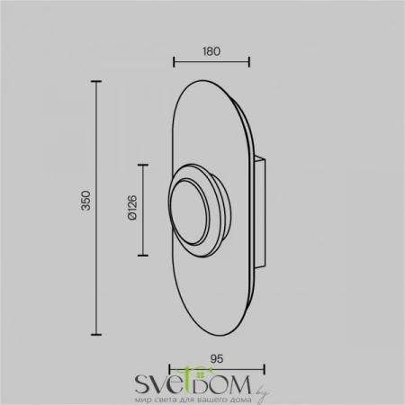 Бра MOD361WL-L20BS3K Maytoni | Svetdom.by