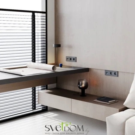 Розетки электрические с заземлением Voltum S70 VLS040107  Voltum