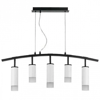 Lightstar LR7353628631 Люстра RULLO 5х50W GU10 ЧЕРНЫЙ/БЕЛЫЙ (571735+214436-2+214486-3+202431-5)
