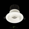 ST701.538.12 Св-к встр. Zoom Белый LED 1*12W 3000K 960Lm Ra90 15°-60° IP20 D115xH95 170-240V Встраиваемые светильники ST LUCE