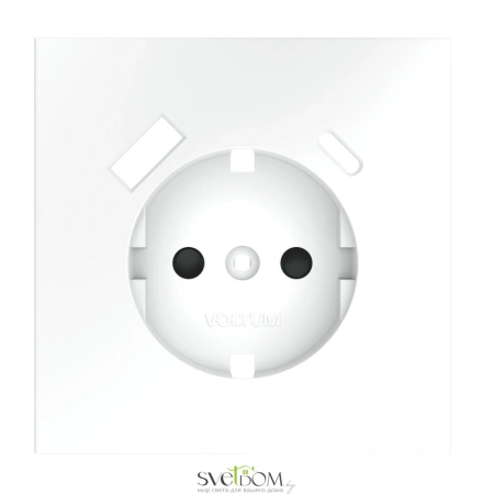 Накладка для розетки USB A+C Voltum S70 Белый VLS001002 Voltum VLS001002