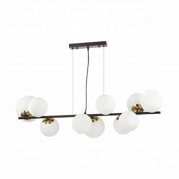 6508/10 MODERNI LN23 121 чёрный, белый, бронза Люстра E14 10*40W 220V MELONA