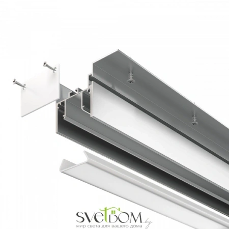 Алюминиевый профиль для натяжного потолка 52x35 ALM012S-2M