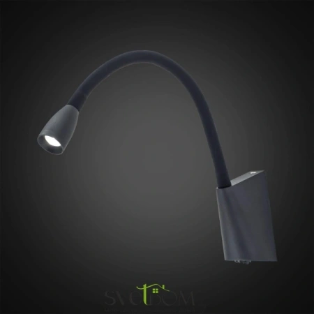 Citilux Декарт CL704341 LED Бра гибкое с выключателем Чёрное CITILUX