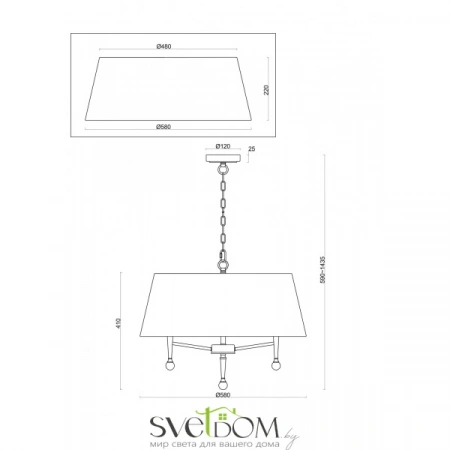 Подвесные светильники Freya FR2190PL-05N1 от Магазина Svetdom.by
