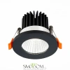ST704.448.10 Св-к встр. Черный LED 1*10W 4000K 900Lm Ra>90 38° IP20 D80xH60 170-240V Встраиваемые светильники ST LUCE