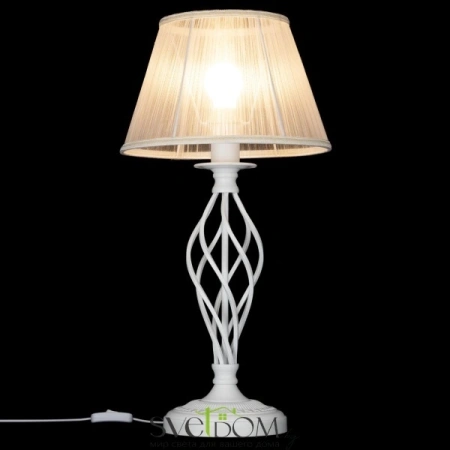 Citilux Ровена CL427810 Настольная лампа с абажуром Белая CITILUX