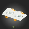 ST251.508.02 Св-к встр. Белый GU10 2*50W  IP20 L170xW92xH27 220V Без ламп Встраиваемые светильники ST LUCE