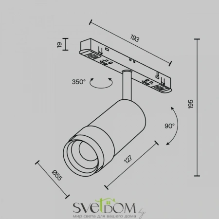 TR211-1-12W2.7K-Z-B Maytoni