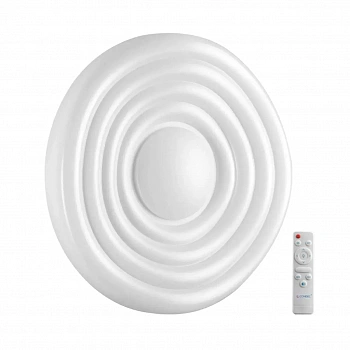 7679/DL PALE SN 153 Светильник пластик/белый LED 48Вт 3000-6000К D380 IP43 пульт ДУ FASS