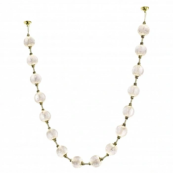 5008/64L L-VISION ODL23 469 золотой/прозрачный/металл/акрил Подвес LED 64W 4000K 3520лм CRYSTAL