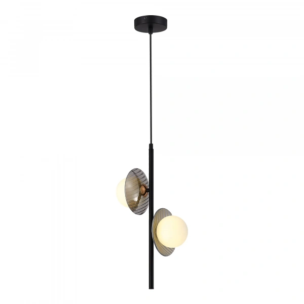 SL1521.403.02 Светильник подвесной ST-Luce Черный/Дымчатый, Белый G9 2*5W 4000K NOON